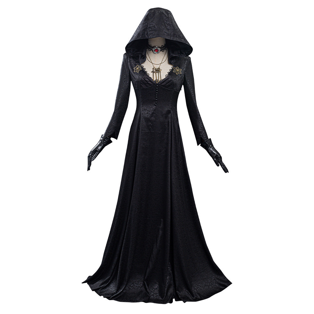 Cosplay Evil Village Costume Vampire Lady Dress Outfits Halloween Carnival Suit