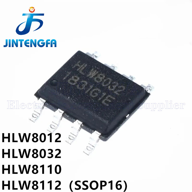10PCS HLW8110 HLW8012 HLW8032 SOP-8 ความแม่นยําสูงเฟสเดียวมัลติฟังก์ชั่นชิปวัดแสง IC SMD