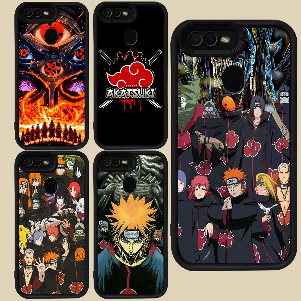 ปลอกสีดําสําหรับ OPPO F5 A3S A12E F9 A12 F7 A1K A5S A5 A7 A12s Pro R64 Akatsuki