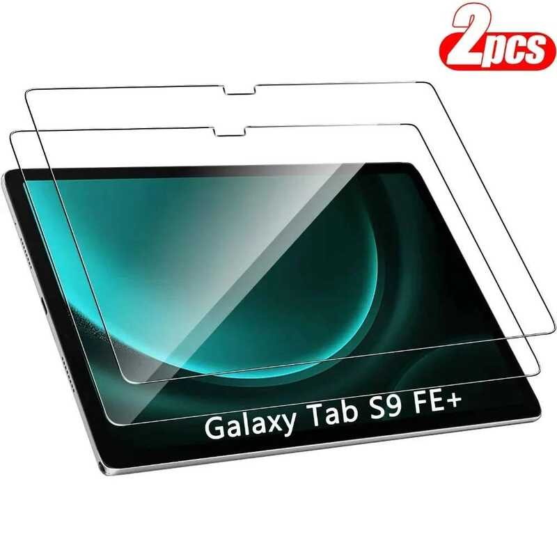 Samsung ฟิล์มกันรอยหน้าจอกระจกนิรภัย Galaxy Tab S9 FE A9 Plus A9+ 9H สำหรับ SM-X110 X210 X510 X610 +