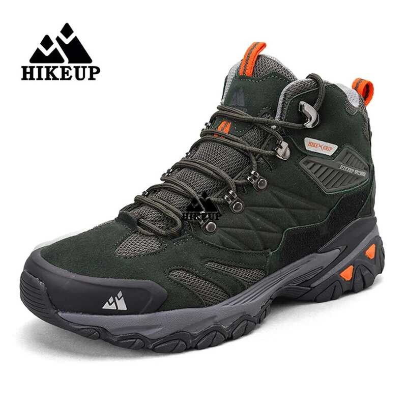 HIKEUP รองเท้าบู๊ตเดินป่าผู้ชาย หนังกลับกันน้ำ thumbnail 5