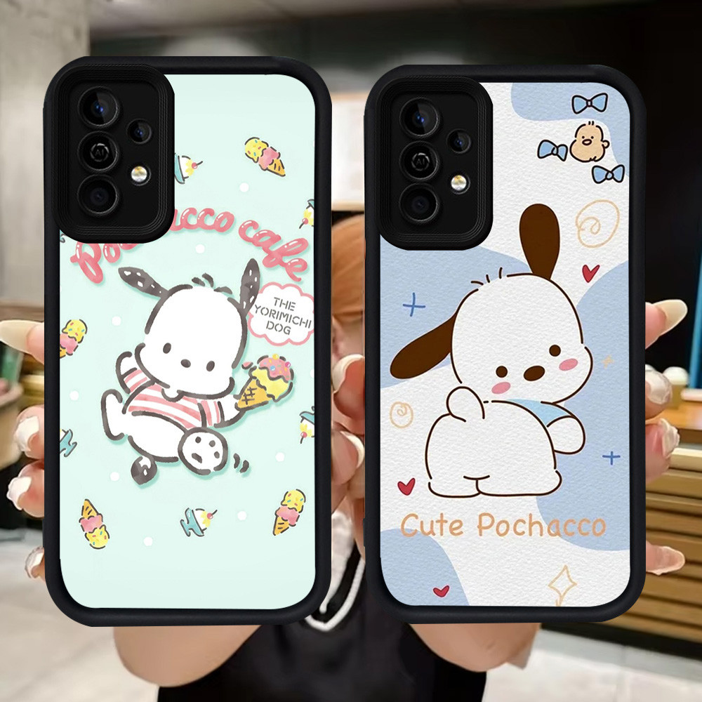 Q6 Pochacco นุ่มสําหรับ Samsung A34 A55 A54 A36 A15 A35 S25 Ultra A16 A24 A05S A25 A56 A04s A14 5G
