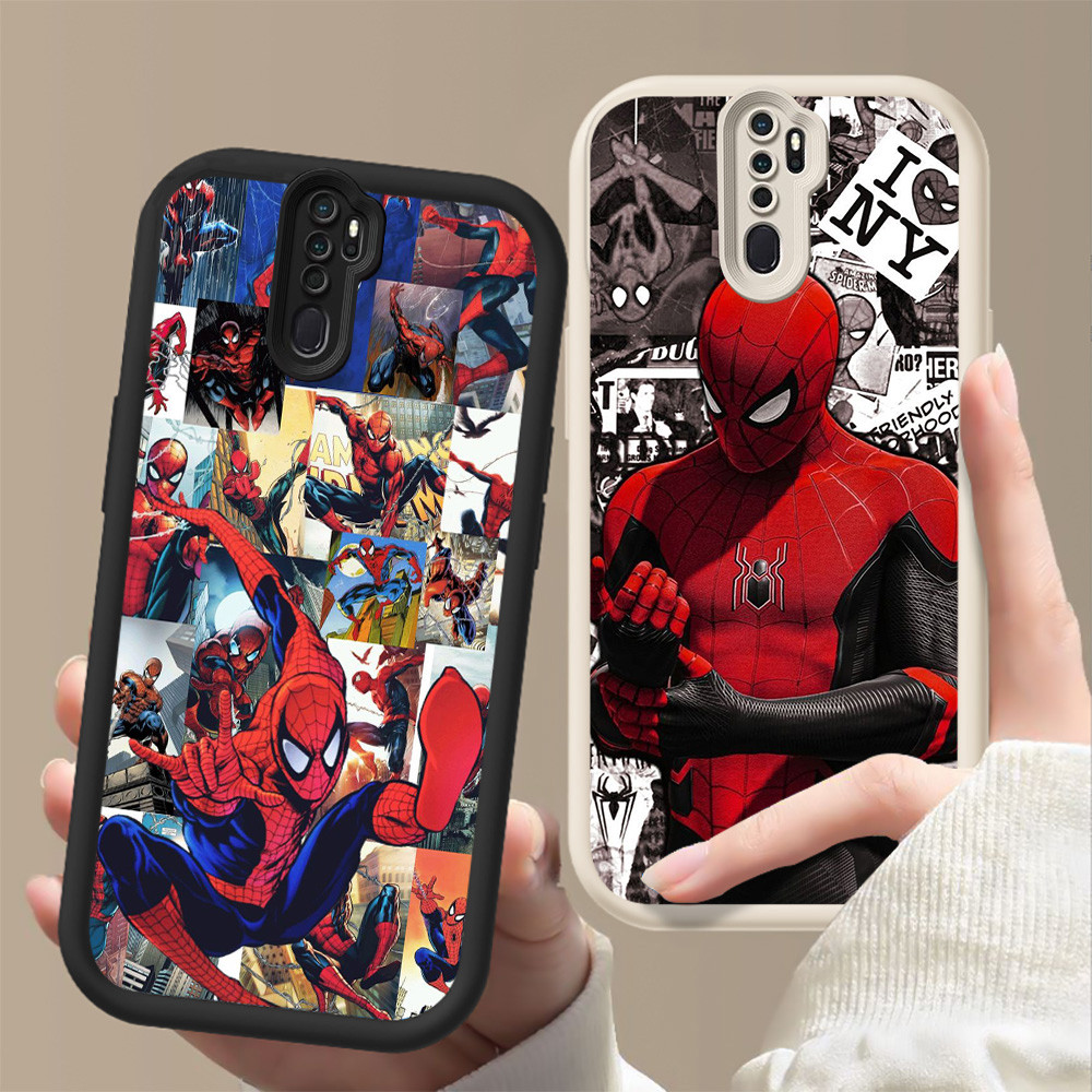 ปลอกกันกระแทกสําหรับ OPPO A9 A5 F11 Reno 8T 2Z 2F Pro FF-32 Spider-Man