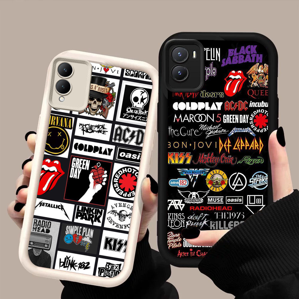 DF-92 Nirvana Queen AC DC หรูหราปลอกอ่อนสําหรับ VIVO Y16 Y35 Z9 Y02S Y56 IQOO Y28 Y17S Z9X