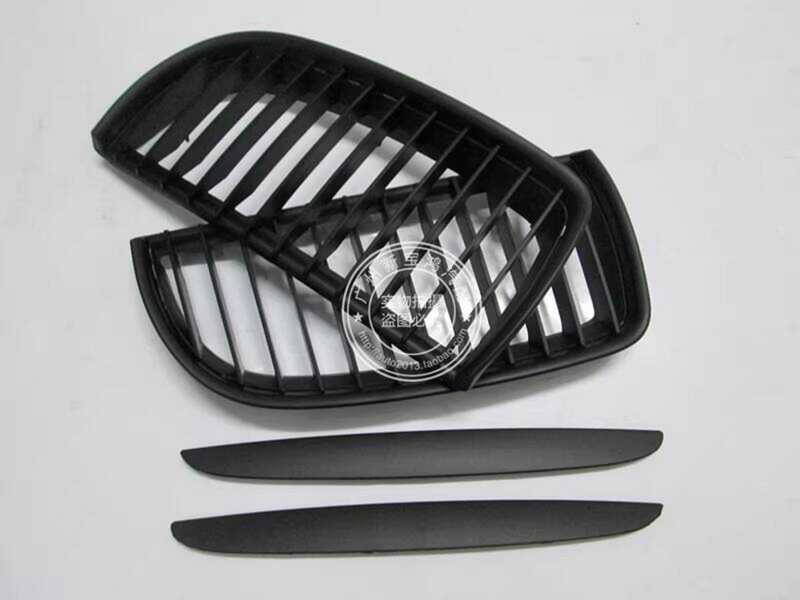 เหมาะสําหรับ BMW E90 318I 320I 325I ชุดตาข่ายสีดําด้านตาข่ายสีดําทั้งหมด