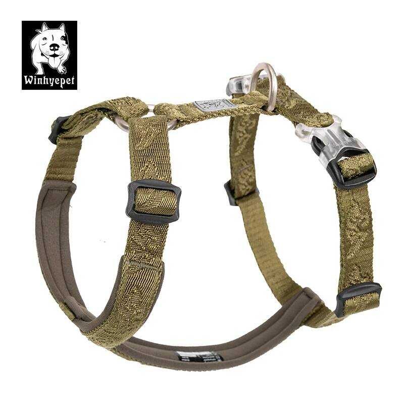 Winhyepet Pet Single H Vest Nylon Under Truelove Harness สําหรับสุนัขขนาดกลางขนาดใหญ่ YH1801