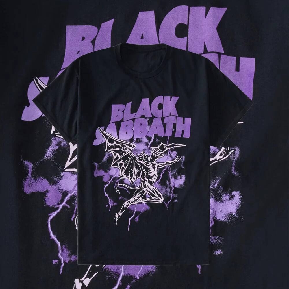 Black Sabbath & Ozzy Osbourne Back to the Beginning Merch Event Tee สำหรับผู้ชายและผู้หญิง แบรนด์ใหม