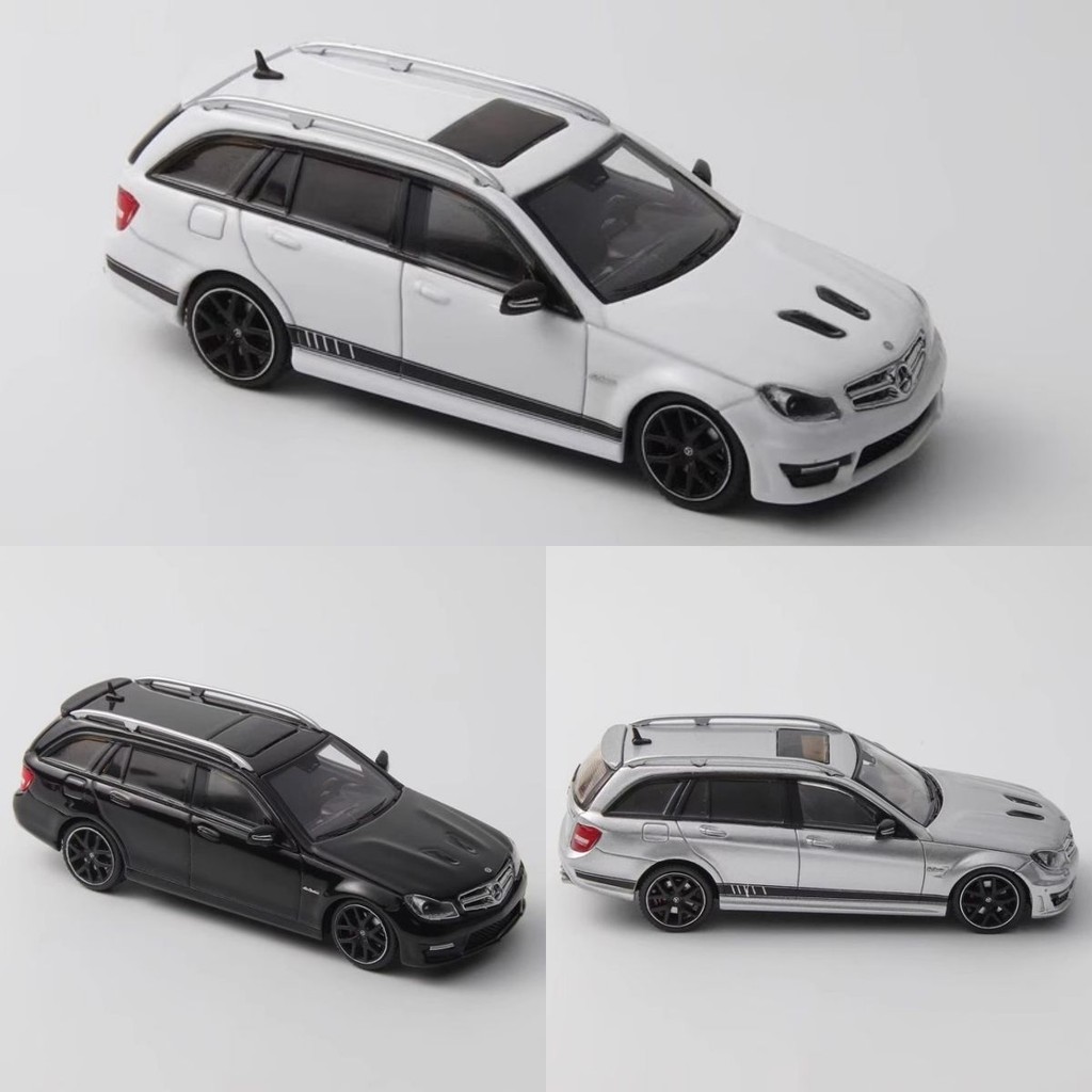 现货 Flame 1:64  Benz C63 AMG Edition 507 เครื่องยนต์ เครื่องยนต์ เครื่องยนต์รถยนต์