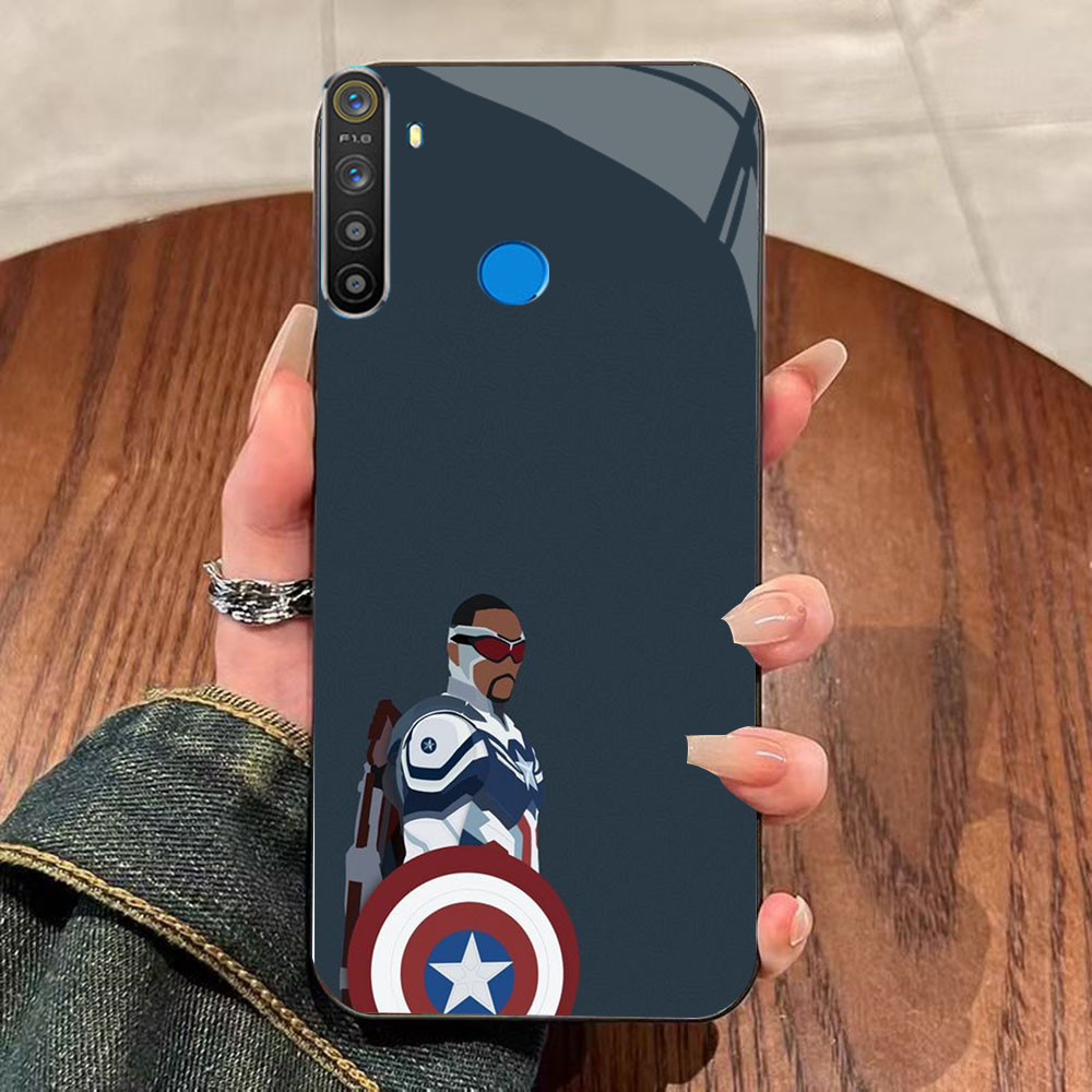 YZ-85กัปตันอเมริกาปลอกแก้วสําหรับRealme Narzo 7 10A 10 C65 5S 3 20 6i 3i 5i 20A Pro