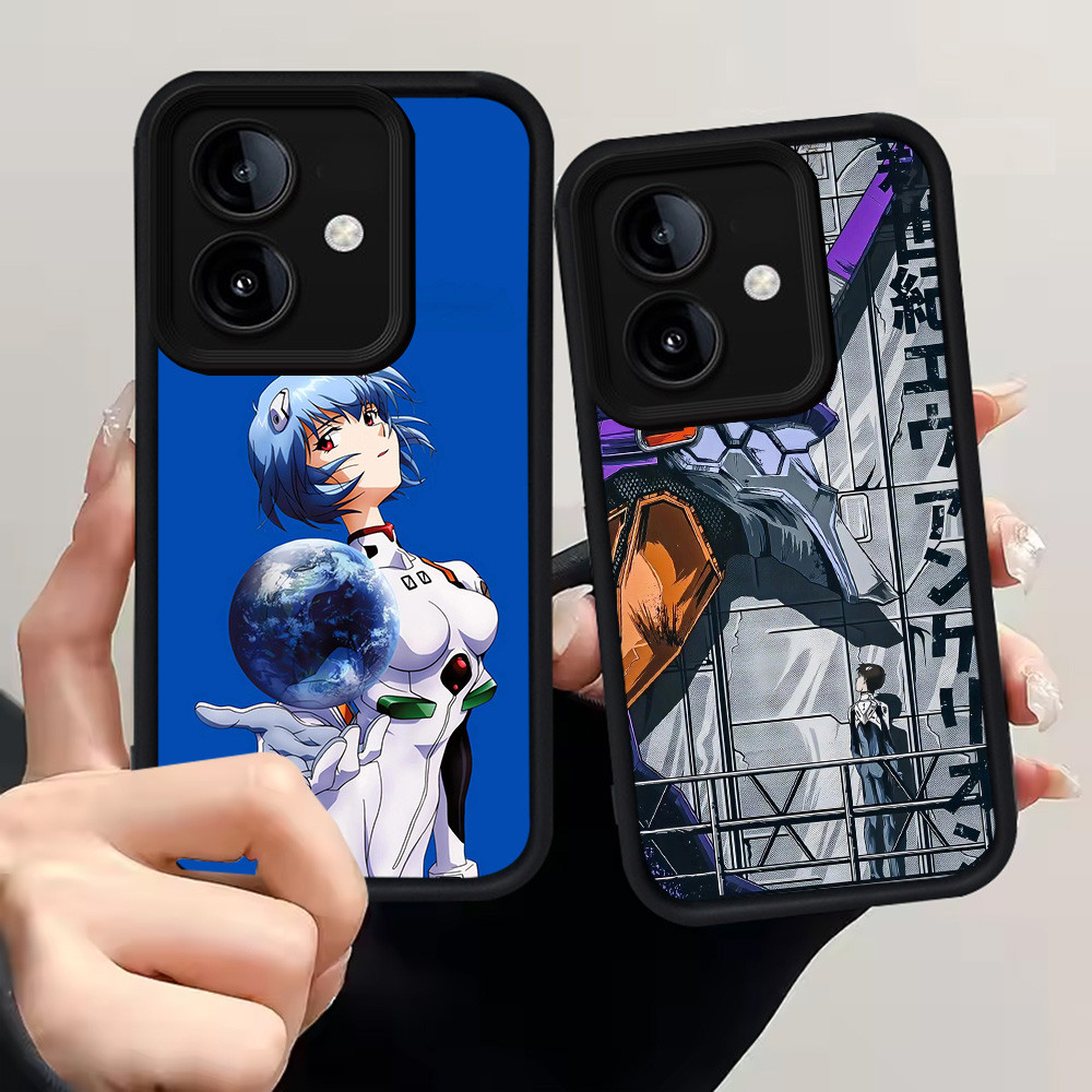 H6 Neon Genesis Evangelion Case สําหรับ OPPO A18 A38 A17K A60 A58 A17 5G Realme C55 N55