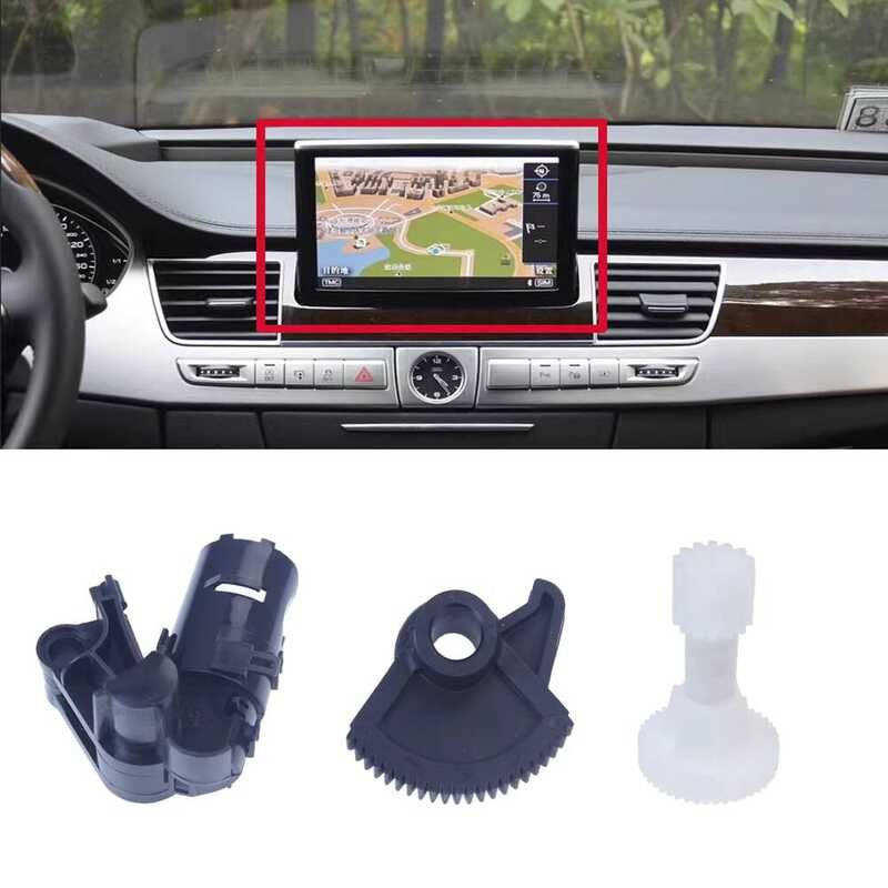 เหมาะสําหรับ Audi A8 จอแสดงผลวงเล็บแบบพับเก็บได้ D3/D4 นําทางหน้าจอยกเกียร์พับหน้าจอมอเตอร์ชุดซ่อมกร