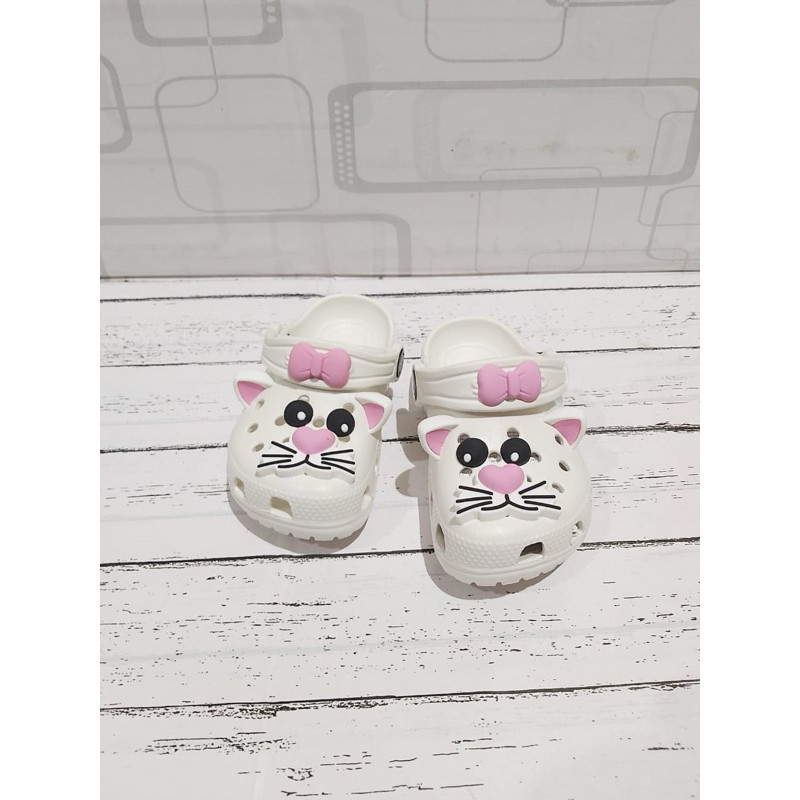 Crocs CLASSIC KIDS KITTY รองเท้าแตะ/CROCS KIDS/CROCS CLASSIC KIDS KITTY