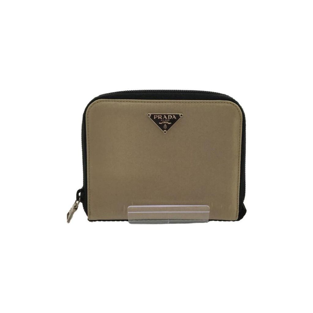 Prada Wallet Nylon Womens Beige ส่งตรงจากญี่ปุ่น มือสอง
