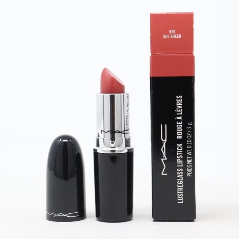 ลิปสติกแมค Lustreglass Lipstick 3g. สี 520 see sheer