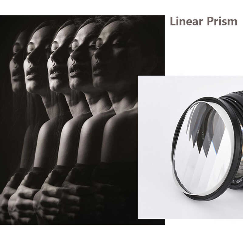 Kaleidoscope Splitter Filter 55/58/62/67/72/77/82Mm Effect อุปกรณ์ถ่ายภาพ D