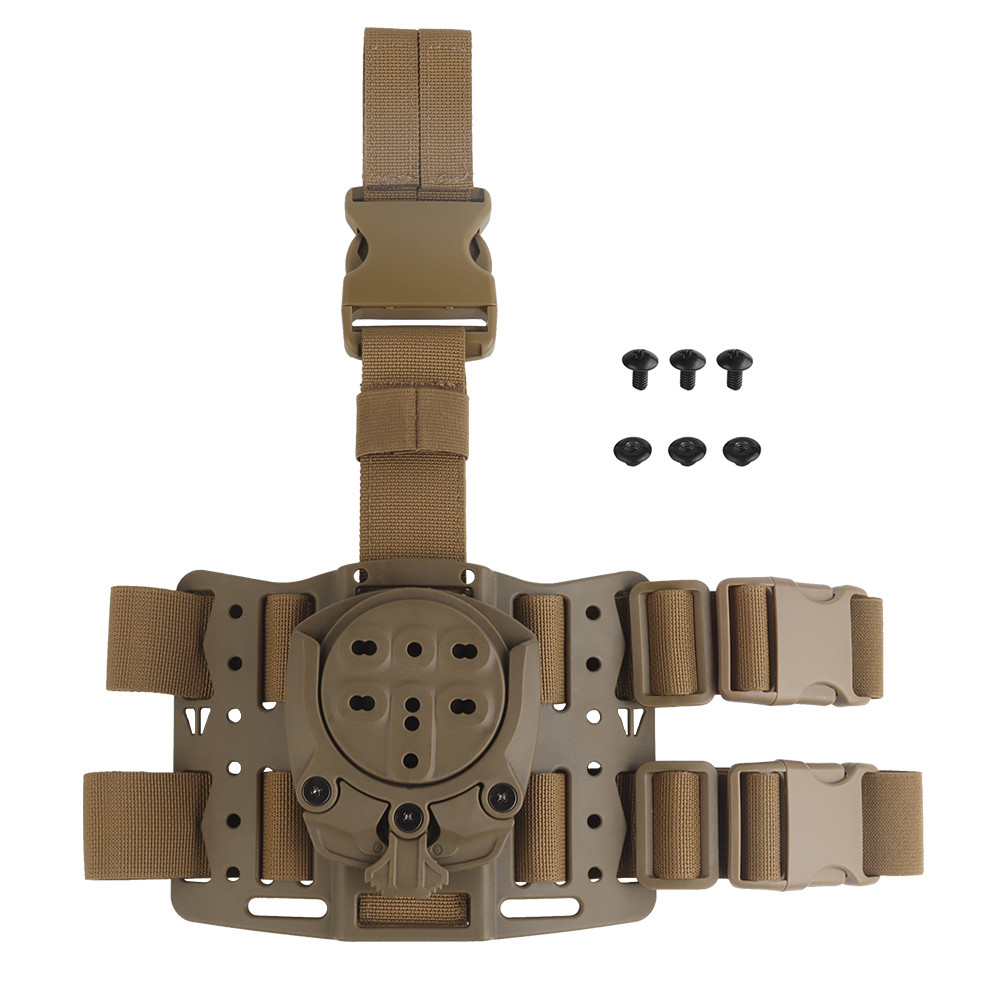 Wosport Tactic Leg Adapter ปรับได้ 360 องศา (แพลตฟอร์มขา) พร้อมอะแดปเตอร์ฐานมัลติฟังก์ชั่นแบบปลดเร็ว
