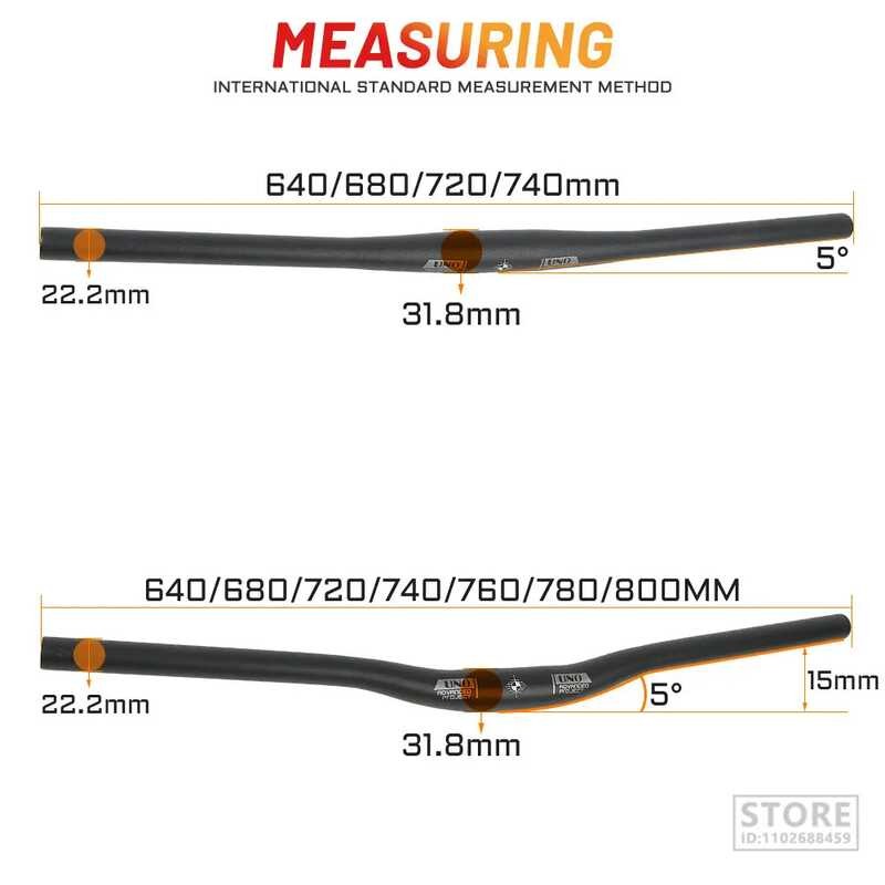 UNO 99A จักรยานเพิ่มขึ้นจับ MTB แบนจักรยานจับ 31.8 620 640 680