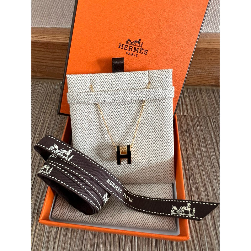 พร้อมส่ง สร้อยคอ Hermes pop H ไซส์ปกติ ของแท้ ช้อปไทย