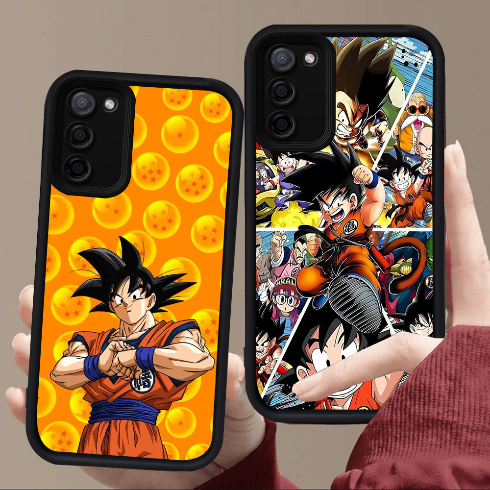 E69 Dragon Ball Z สําหรับซิลิโคนสีดํา Samsung A51 A71 J6 M02S A02S A02 F02S M02 A03 Core J4 Plus A31