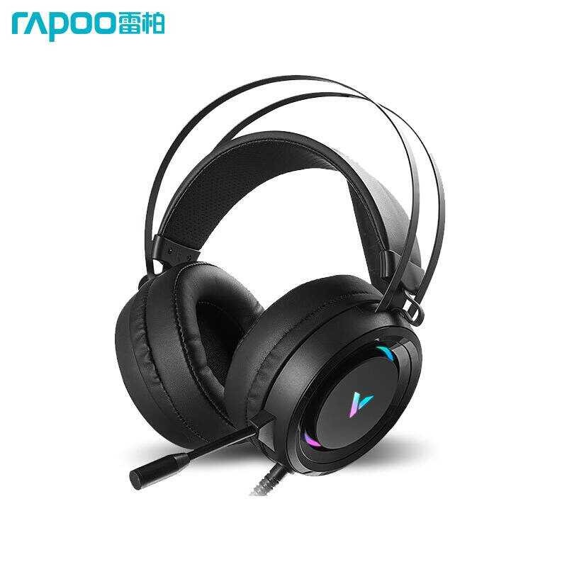 [Rab] VH500 ชุดหูฟังเกมเล่นเกมพร้อมไมโครโฟน RGB Luminous Desktop Notebook Headset 412