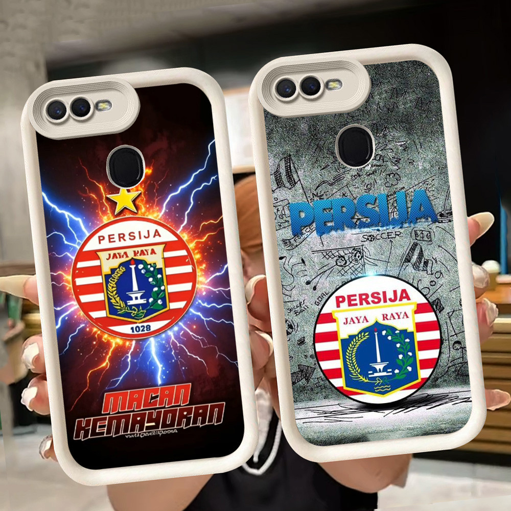 ปลอกอ่อนสําหรับ OPPO F9 F5 A1K F7 A12 A5S A12s A3S A7 A5 A12E Pro สีขาว Q75 Persija