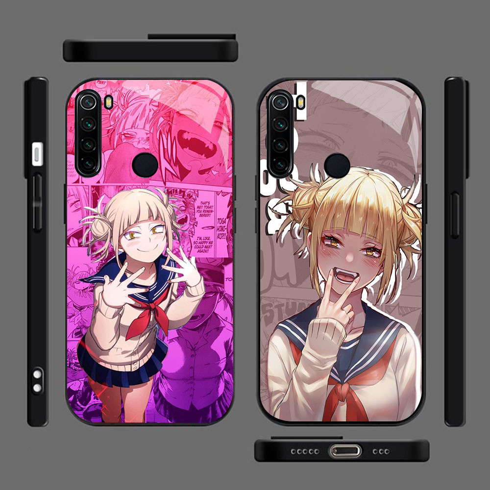 MK-71 Himiko Toga Liquid HD Glass Casing สําหรับ Xiaomi Redmi 9A 9i 7 Note 7 Pro