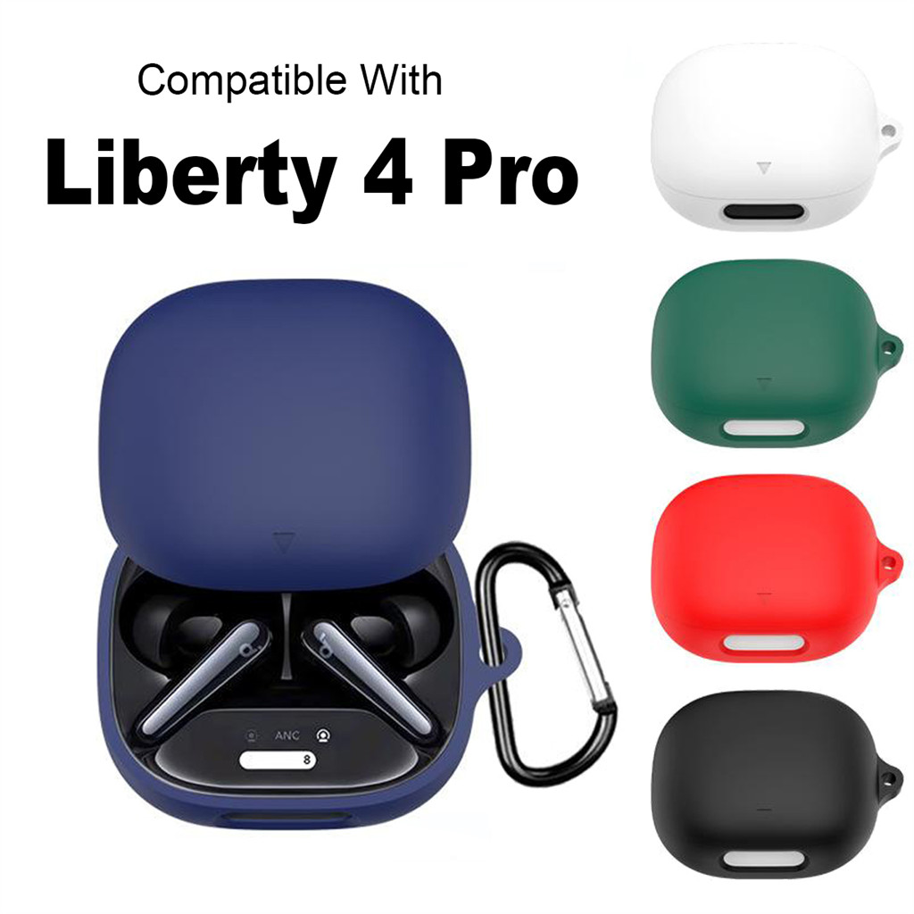 สําหรับ Anker Soundcore Liberty 4 Pro ล้างทําความสะอาดได้ป้องกันฝุ่นแขนซิลิโคนกันลื่นหูฟังป้องกันกรณ