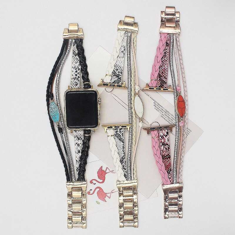 Bohemian สายนาฬิกา สำหรับ Apple Watch Series Ultra-8-7 49Mm 41Mm / 45Mm 44Mm / 40Mm