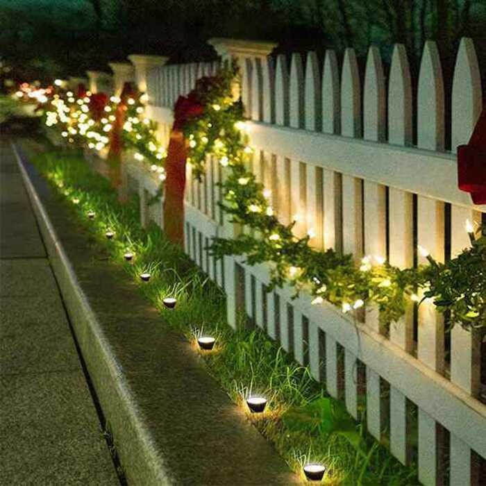 10 🍀 In 1 Lights Outdoors Waterproof Lawn Solar Power Light For Garden Path Pool Decoration