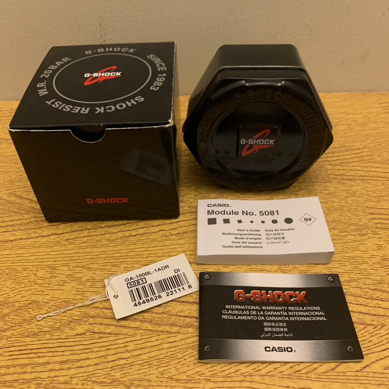 ส่งต่อของมือสอง : นาฬิกา G-SHOCK ของแท้ ga-100bl-1adr joker สภาพดี ใช้งานได้ตามปกติค่ะ พร้อมกล่องแล