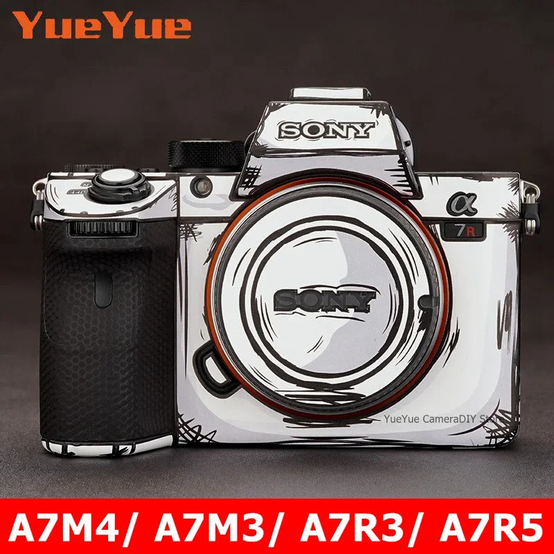 Stylized Decal Skin สําหรับ Sony A7M3 A7R3 A7M4 A7R5 กล้องสติกเกอร์ไวนิลห่อฟิล์ม A7III A7RIII A7IV A