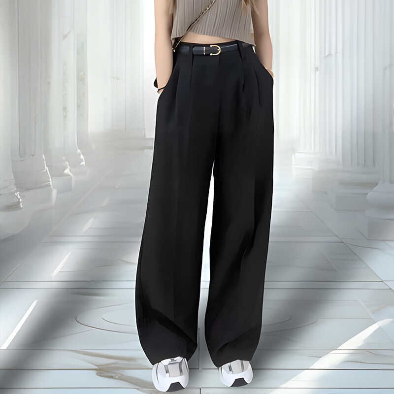 ▣ Closetcrush Selection Closet Crush กางเกงขายาว เอวสูง ทรงกระบอก ส