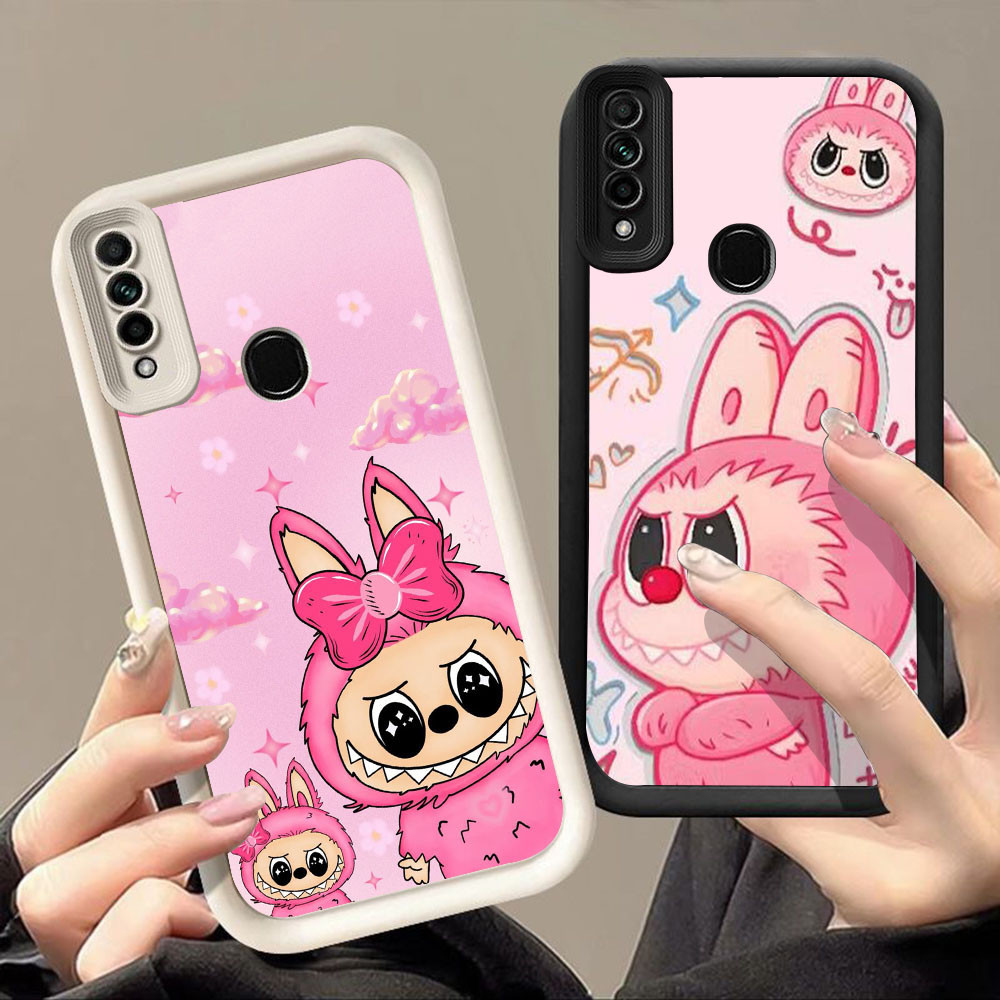 สําหรับ OPPO Reno A53 3 F15 A31 A33 A91 A53S Realme C17 C85 Pro 7i Q-69 น่ารัก Labubu