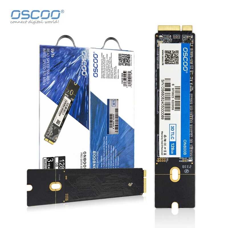 SATA a OSCOO SSD สำหรับ A1465 A1466 A1398 A1425 Disco Solidos SSD 512GB 1TB 550MB / s SSD
