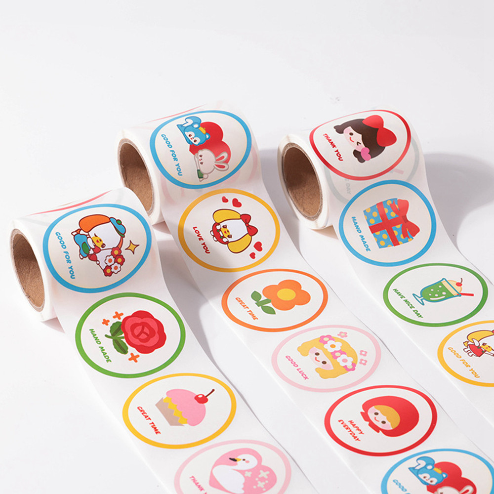 Set Of Stickers Food Flowers School เครื่องเขียน Aesthetic X030