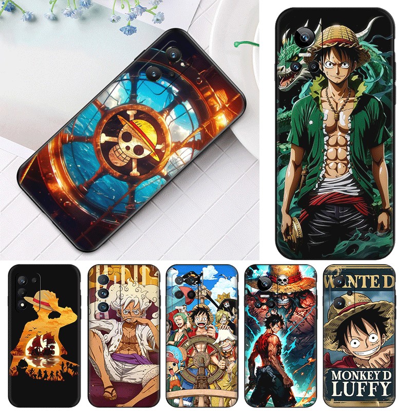 Realme Narzo 50 50a GT neo 3 Q3 Q3i GT2 Q5 pro 5G ความเข้ากันได้ TPU Soft Shell Case Luffy One Piece