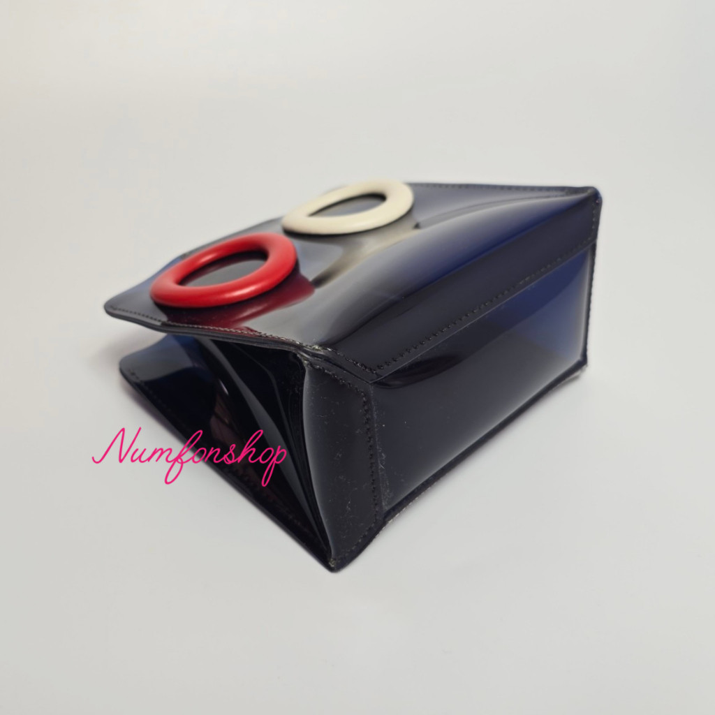 BOYY Deon Belt Bag PVC Blue มือสองสภาพสวย90% udid