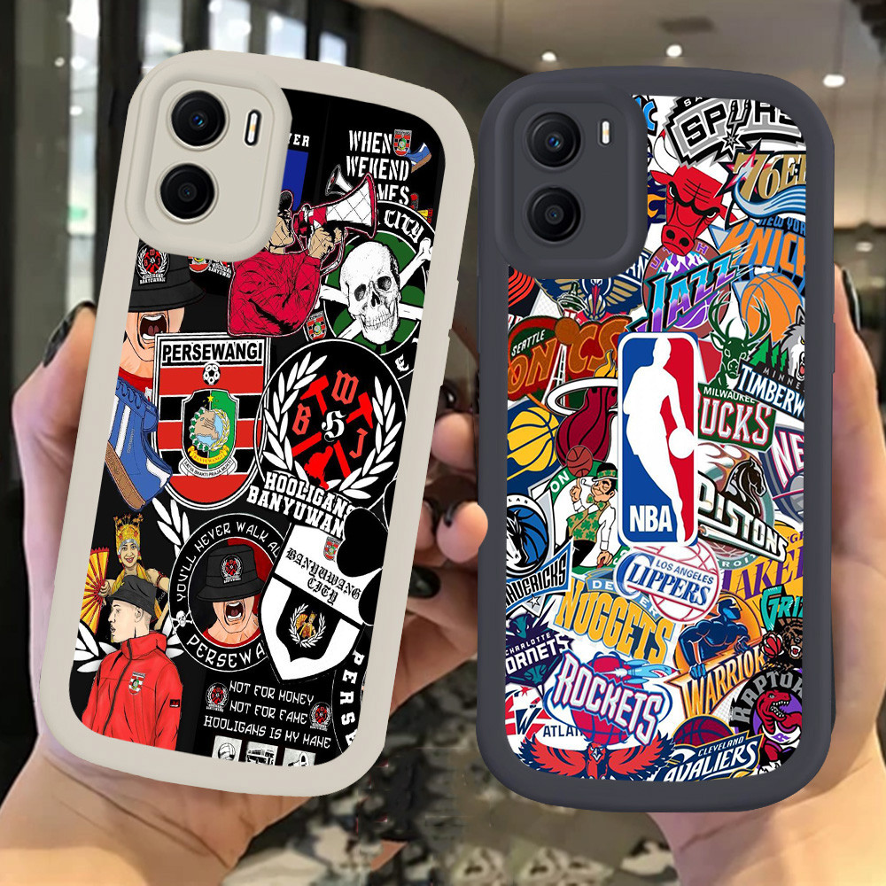 เคสสําหรับ OPPO A57 A36 A57S A77 A76 A77S A57E K10 A96 ฝาครอบ Z-89 โลโก้บาสเกตบอล