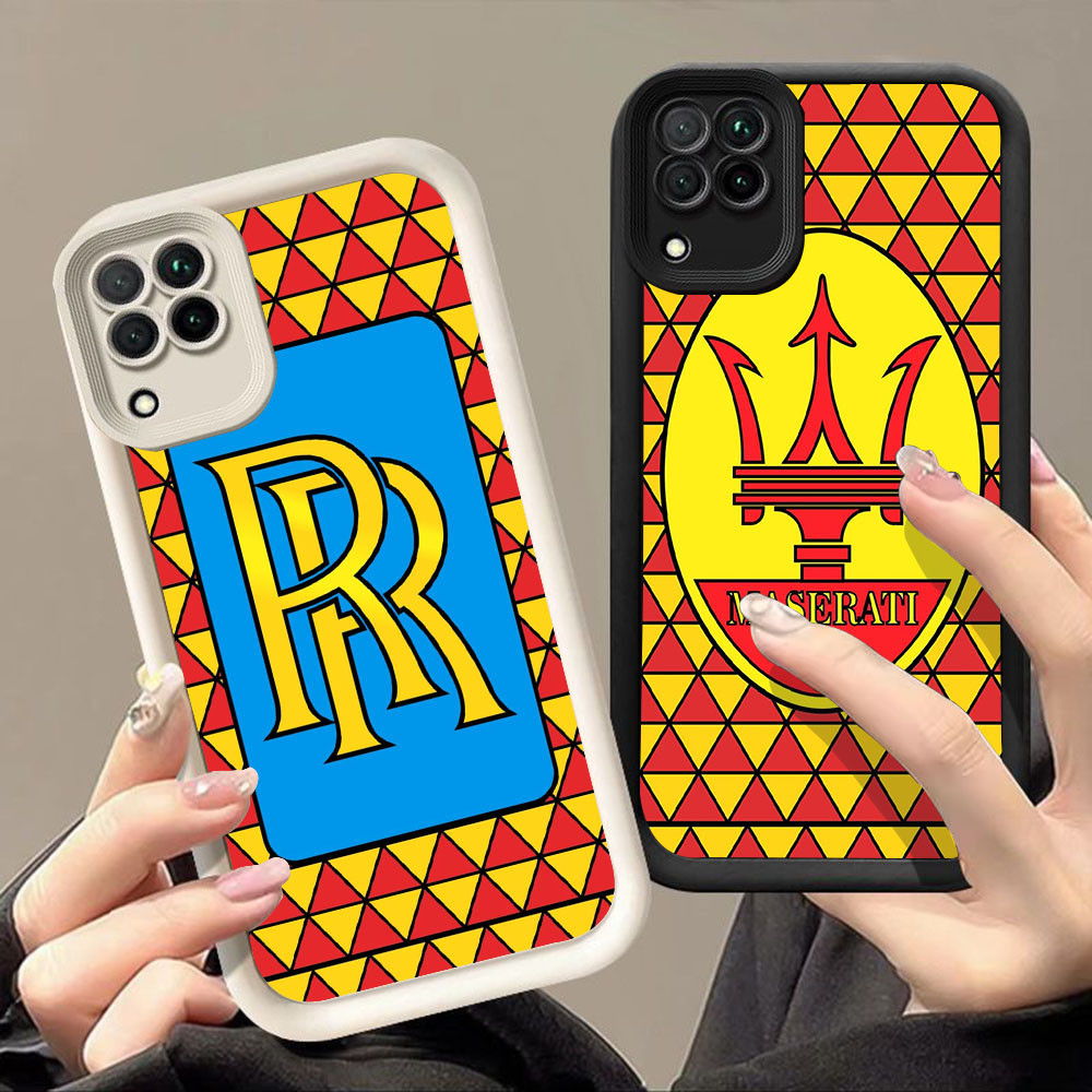 SAMSUNG เคสสําหรับSamsung M15 M04 A22 F04 A12 A06 A04E A05 A04 5G A07 A07 Q-52 Superโลโก้