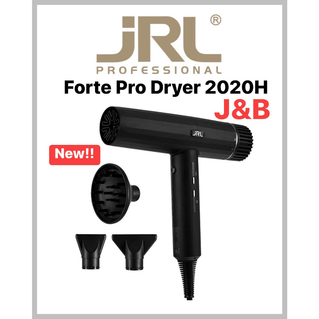 JRLไดร์เป่าผม FORTE PRO DRYER 2020H (ล็อตใหม่ ปลั๊กไฟนอกสามขา ทางร้านมีหัวปลั๊กแถมให้ค่ะ)