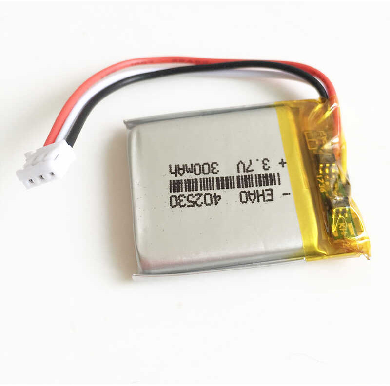 Δ 3.7V 300Mah 402530 ลิเธียมโพลิเมอร์ Lipo แบตเตอรี่แบบชาร์จไ