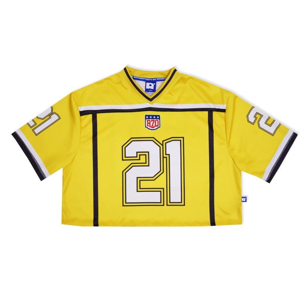 2024 (ชื่อและหมายเลขแบบกําหนดเองฟรี) Rzq Active / Adana 21 / Jersey Croptop / Oversize / Y2k / Nfl /