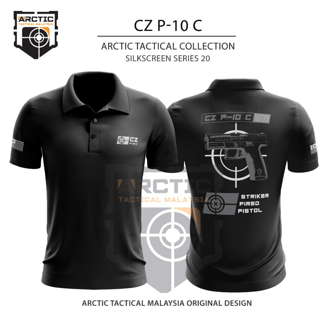 Arctic Tactical Microfiber Jersey เสื้อโปโลคอปก CZ P10-C