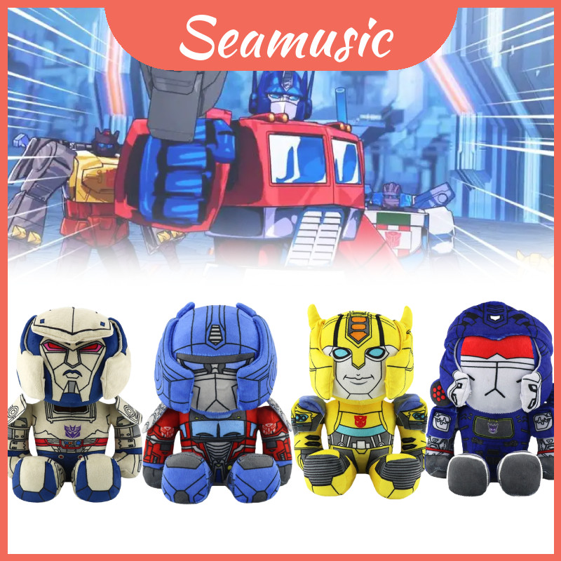 Transformers Delightful Bumblebee ของเล่นตุ๊กตานุ่มพิเศษหุ่นยนต์ยัดไส้ของขวัญสําหรับทุกวัย