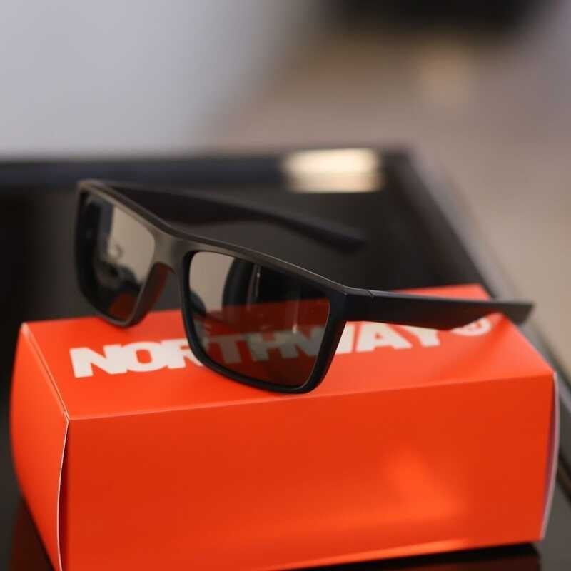 รุ่น NORTHWAY LAKERS101 แว่นกันแดดเลนส์ตัดแสงโพลาไรส์ สำหรับคนหน้ากว้าง ไซส์ 57 มม.