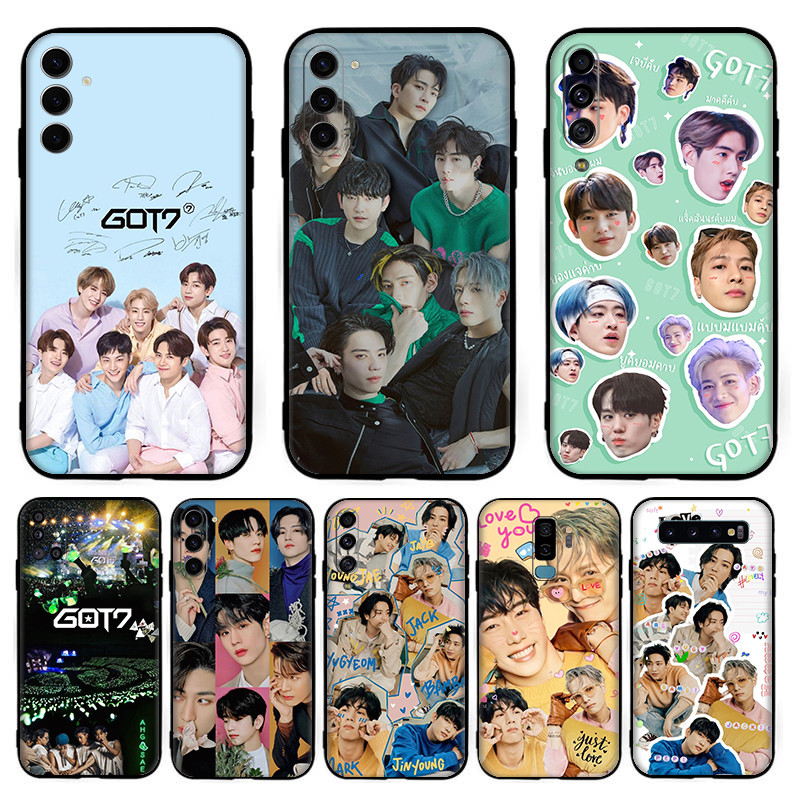 สําหรับ Samsung A03 164 มม.Core A13 4G A33 A53 A73 5G TPU หรูหราซิลิโคนสีดํานุ่มกรณี D23 K-Popทีม GO