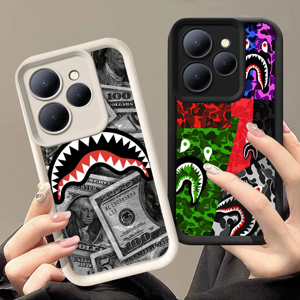 เคสสําหรับ Infinix Smart 9 HOT 40i GT 30 30I 8 5 40 Play 20 Pro 5G Q-85 Bape