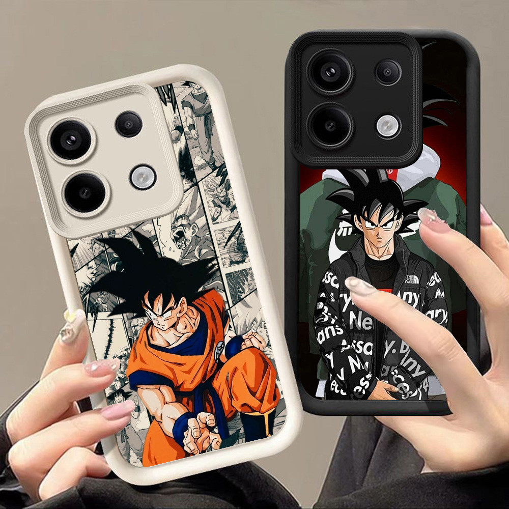 เคสสําหรับ Xiaomi Redmi Note POCO M6 X6 X7 14 13 Pro Plus 5G Q-62 GOKU