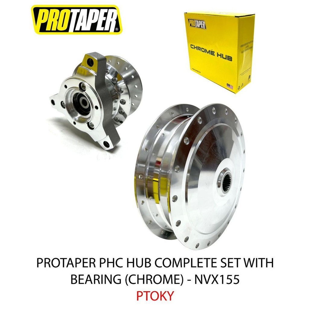 NVX155 V1 / NVX155 V2 PROTAPER RACING PHC CHROME HUB ครบชุดพร้อมแบริ่ง