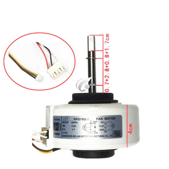 Δ เครื่องปรับอากาศพัดลมมอเตอร์ Rpg15q-3 Rpg19e-6 อะไหล่ 100%